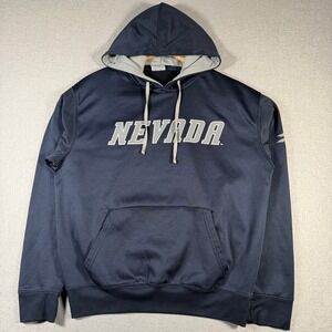 Nevada Wolf Pack Hoodie Pullover Navy Blue Men's XL Stadium Athletics College